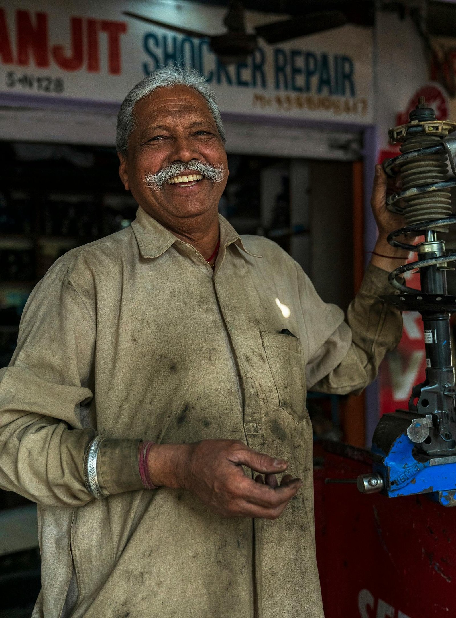 happy mechanic