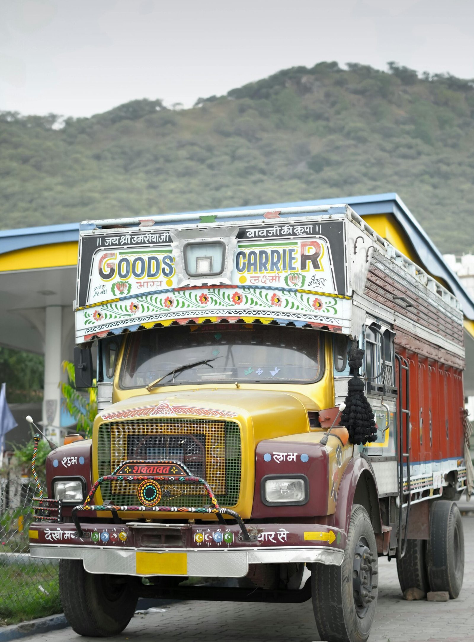 parked truck